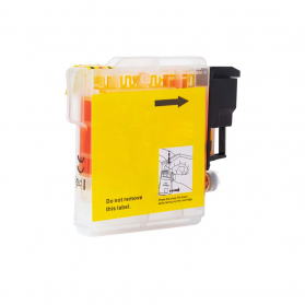 Cartouche BROTHER LC980Y - Jaune compatible