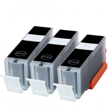 Pack CANON PGI-550 XL x3 - Noir compatible