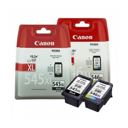 Canon 545/546 & 545XL/546XL Noir & Tricolour Cartouche d'encre