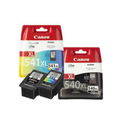 Canon 540 541 XL - Noir, couleurs - Origine