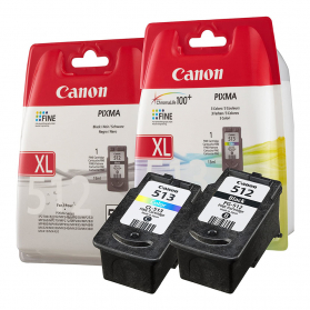 Canon 510 511 - Noir, couleurs - Compatible ♻️