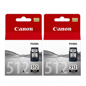 Pack CANON PG-512 x2 - Noir ORIGINAL