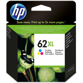 HP 62 XL - Couleurs - Origine