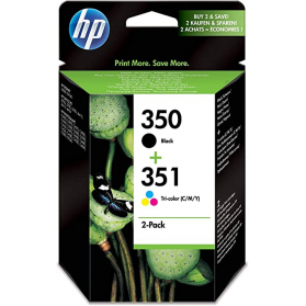 Pack HP 350/351 - Noir et couleurs ORIGINE