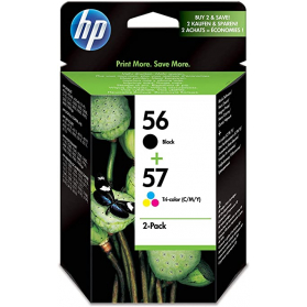 Pack HP 56/57 - Noir et couleurs ORIGINE