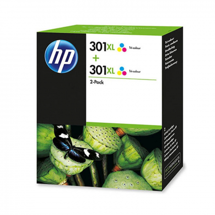 Pack HP 301 XL x2 - 3 couleurs ORIGINAL