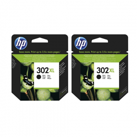 HP 302 XL - Noir - Pack de 2 - Origine