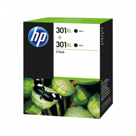 HP 301 XL - Noir - Pack de 2 - Origine