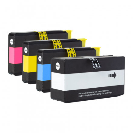 HP 963 Pack de 4 cartouches d'encre Noir/Cyan/Magenta/Jaune