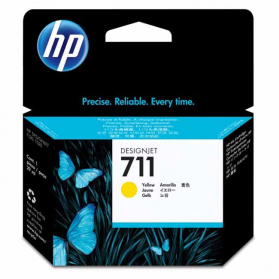 Cartouche HP 711 - Jaune ORIGINE