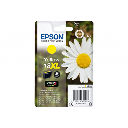 Cartouche EPSON 18 XL - Jaune compatible