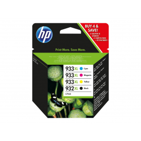 Pack HP 932/933 XL - 4 cartouches compatible