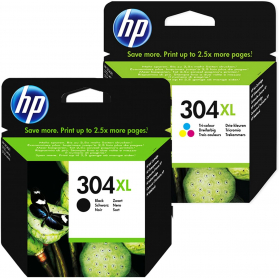Pack HP 304 XL - Noir et couleurs ORIGINE