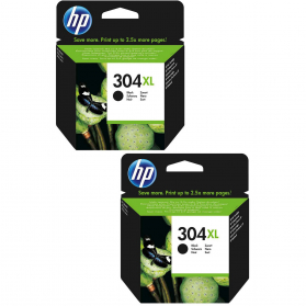 Pack HP 304 XL x2 - Noir ORIGINE