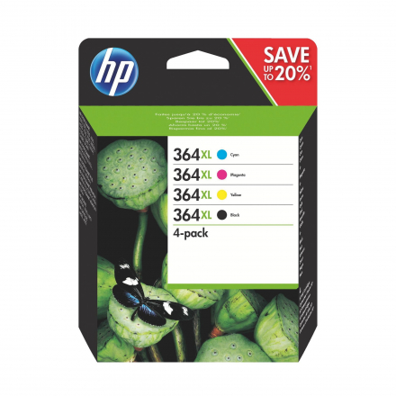 Pack HP 364 XL - 4 cartouches compatible