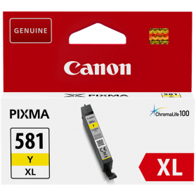 Cartouche CANON CLI-581 XL - Jaune ORIGINE