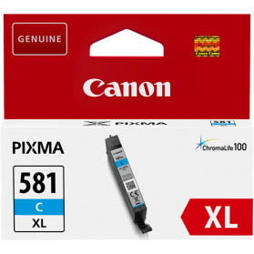 Cartouche CANON CLI-581 XL - Cyan ORIGINE