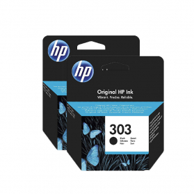 Pack HP 303 x2 - Noir ORIGINE