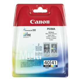 Pack CANON PG-40/CL-41 - Noir et couleurs ORIGINE