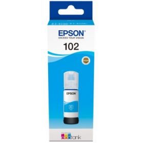 Bouteille EPSON ECOTANK 102 - Cyan compatible