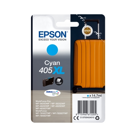 Cartouche EPSON 405 XL - Cyan ORIGINE