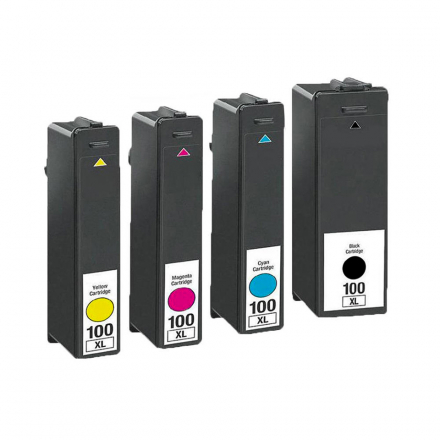 Pack LEXMARK 100XL - 4 cartouches compatibles