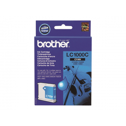 Cartouche BROTHER LC1000BK - Cyan ORIGINE