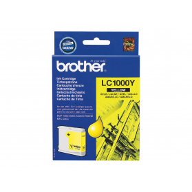 Cartouche BROTHER LC1000J - Jaune ORIGINE