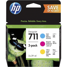 Pack HP 711 - 3 cartouches ORIGIN