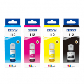 Pack EPSON ECOTANK 112 - 4 bouteilles ORIGINE