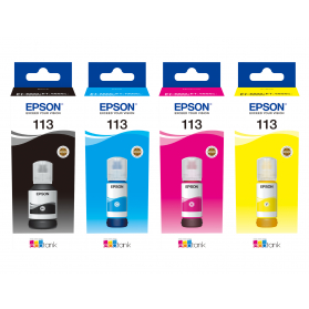 Pack EPSON ECOTANK 113 - 4 bouteilles ORIGINE