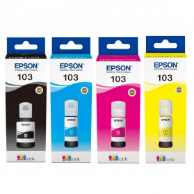 Pack EPSON ECOTANK 103 - 4 bouteilles ORIGINE