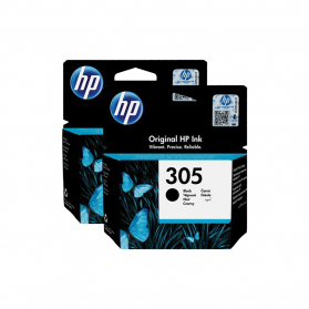 Pack HP 305 - 2 cartouches noir ORIGINE