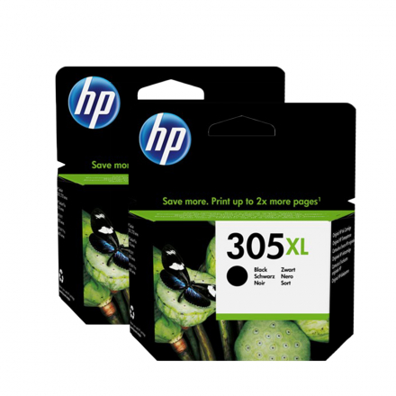 HP 305 XL - Noir - Pack de 2 - Origine