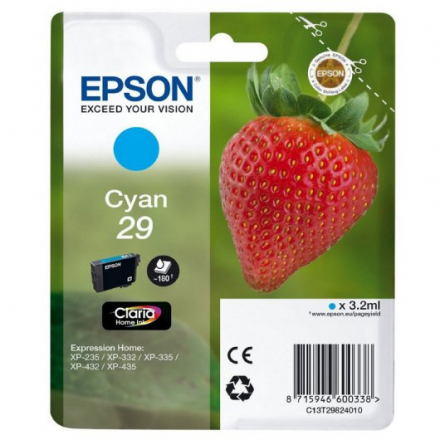 Cartouche EPSON 29 - Cyan ORIGINE