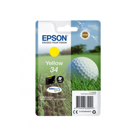 Cartouche EPSON 34 - Jaune ORIGINE