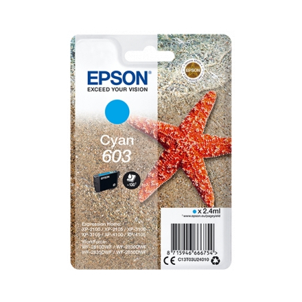 Cartouche EPSON 603 - Cyan ORIGINE