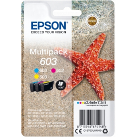 Pack EPSON 603 - 3 cartouches ORIGINE