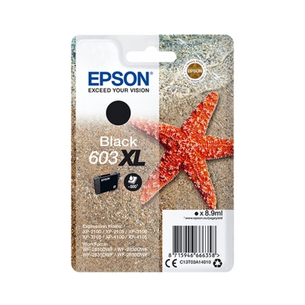 Cartouche EPSON 603 XL - Noir ORIGINE