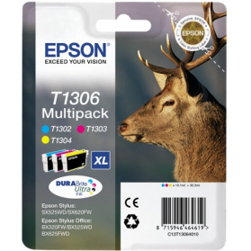 Pack EPSON T1306 - 3 cartouches ORIGINE