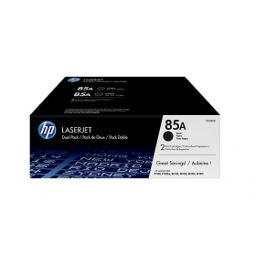 Pack HP 85A x2- Noir ORIGINE