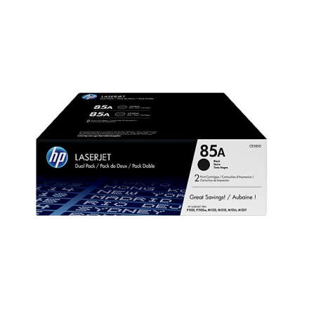 Pack HP 85A x2- Noir ORIGINE