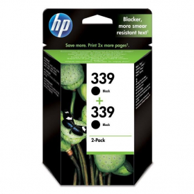 Pack HP 339 x2 - Noir ORIGINE