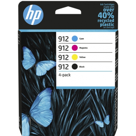 Pack Breizh Encre équivalent à HP 912 XL - 4 cartouches