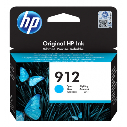 Cartouche HP 912 - Cyan ORIGINE