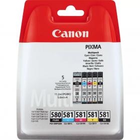 Pack CANON PGI-580/CLI-581- 5 cartouches ORIGINE