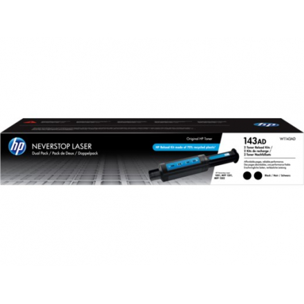 Pack HP 143A x2 - Noir ORIGINE