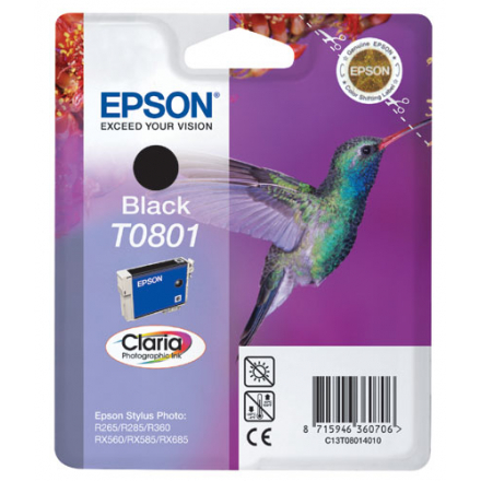 Cartouche EPSON T0801 (Colibri) - Noir ORIGINE