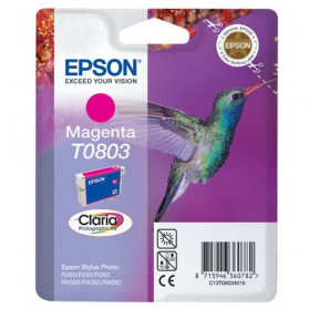 Cartouche EPSON T0803 (Colibri) - Magenta ORIGINE