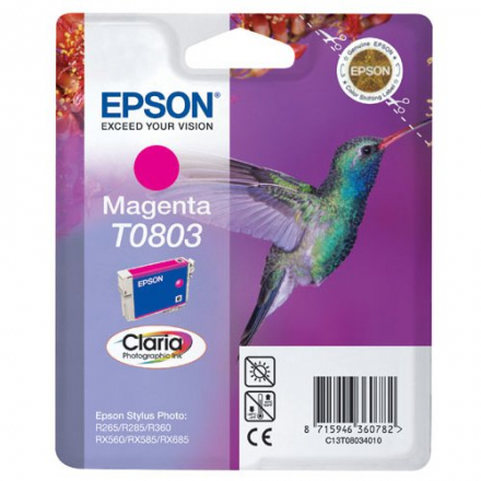 Cartouche EPSON T0803 (Colibri) - Magenta ORIGINE